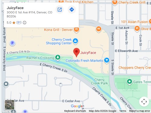Get Directions to Juicy Face in Denver, CO